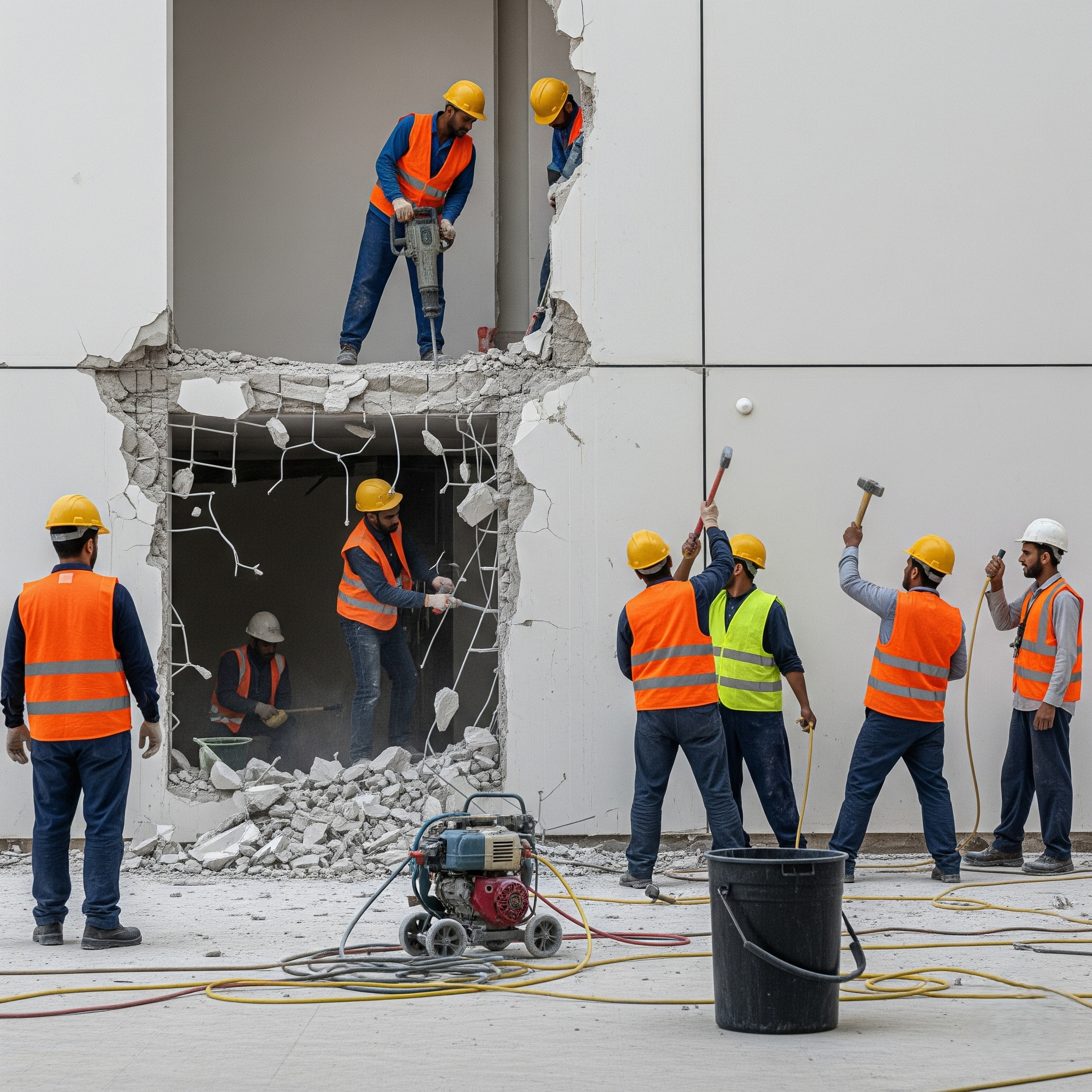 تكسير جدران